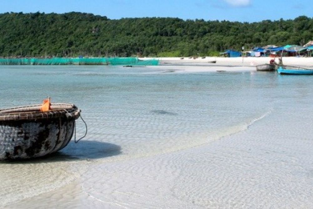 vue panoramique de plage de Khem